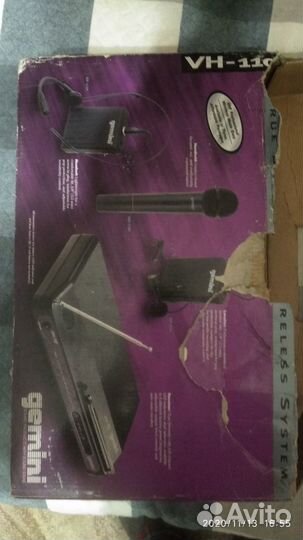 Микрофон беспроводной Gemini VH110h