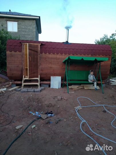 Баня-бочка с доставкой