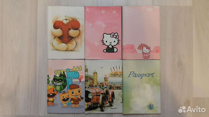 Обложка на паспорт с принтом