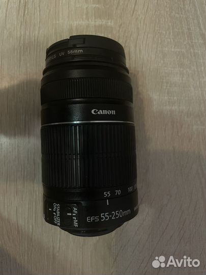 Объектив canon ef s 55 250mm