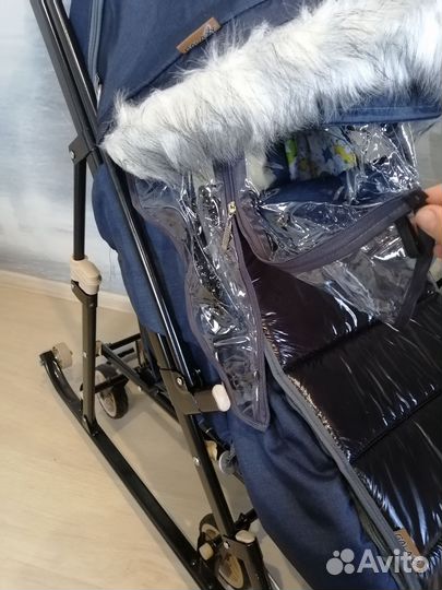 Коляска санки новые