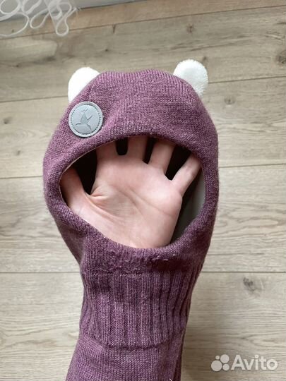 Шапка-шлем для девочки