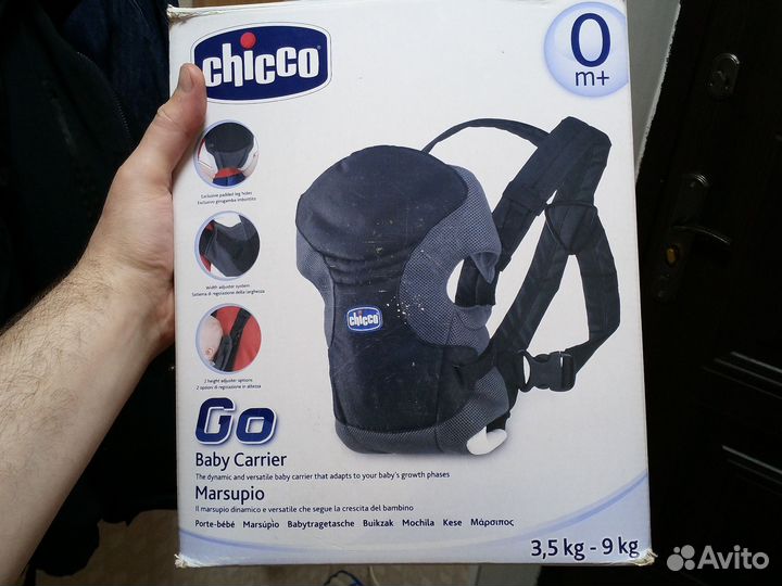 Рюкзак переноска кенгуру chicco