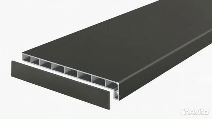 Подоконник moeller LD-40 Серый clean touch (без фа