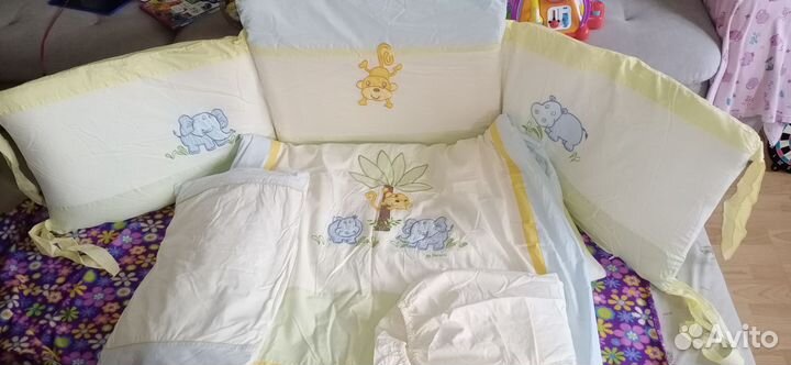 Бортики в детскую кроватку