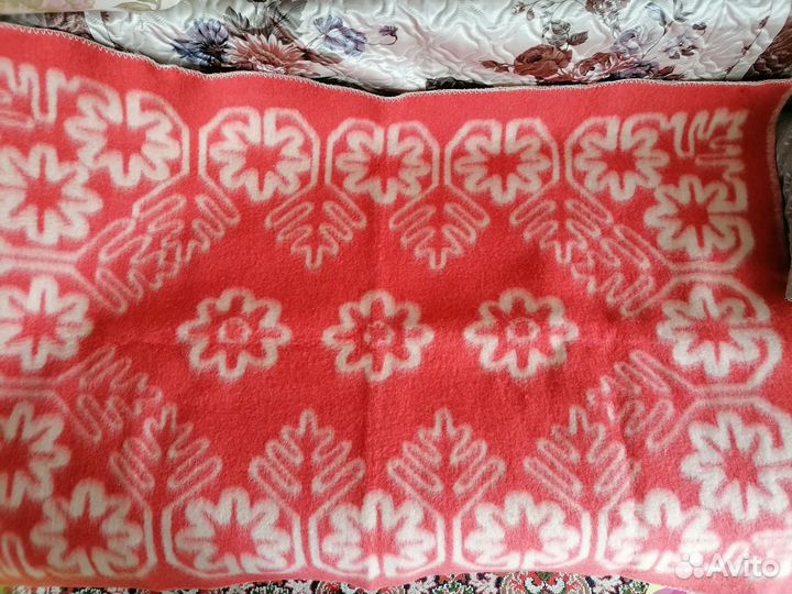 Одеяло шерстяное СССР новое