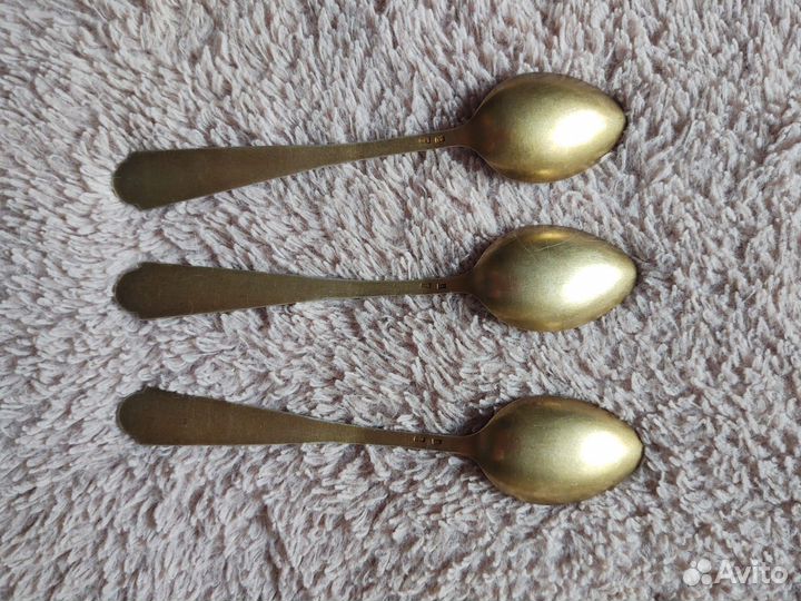 Серебряные ложки с эмалью