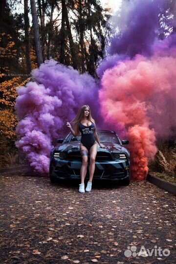 Цветной дым для фотосессий