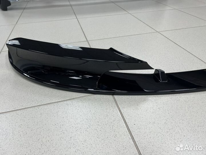 Сплитер М Perfomance bmw f30 черный глянец
