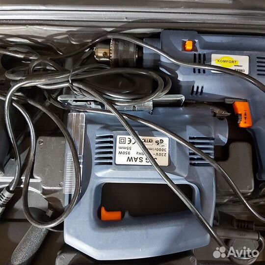 Дрель, лобзик - набор новые