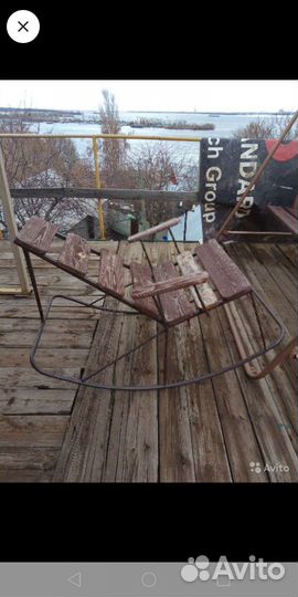 Садовые качели мет+дерово, можно сделать на заказ