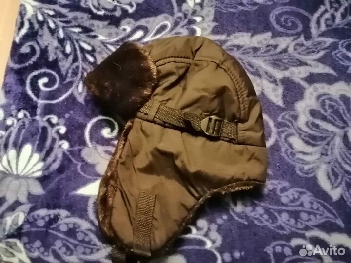 Зимняя шапка для мальчика 56