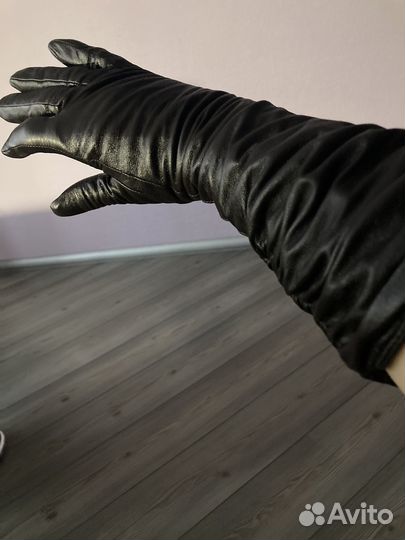 Перчатки кожаные