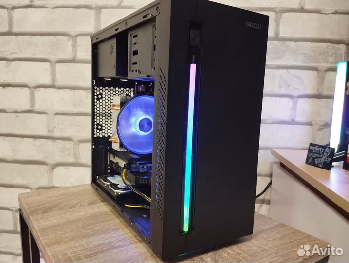 Новый игровой компьютер 6 ядер/RX 5808GB/16gb/SSD