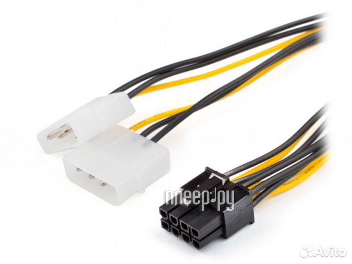 Кабель ATcom 8-pin - 2x Molex AT8604