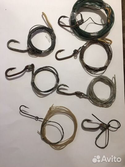 Тросики-поводки с крючками