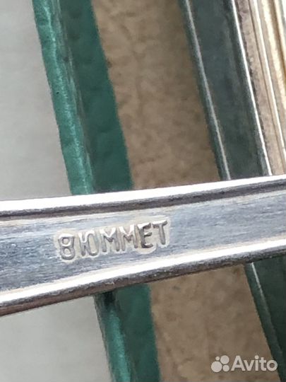 Набор из 12 ложек- мельхиор, посеребрение. СССР