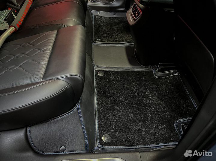 3D коврики из экокожи Большое производство