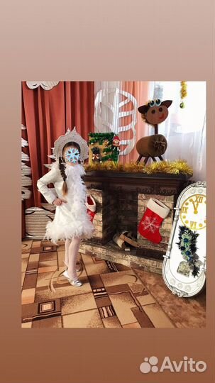 Костюм снегурочки аренда