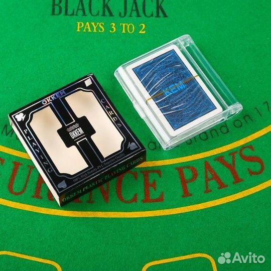 Карты игральные пластиковые
