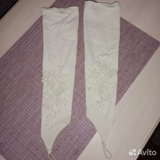 Перчатки свадебные