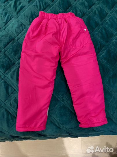 Зимние брюки для девочки 86-92