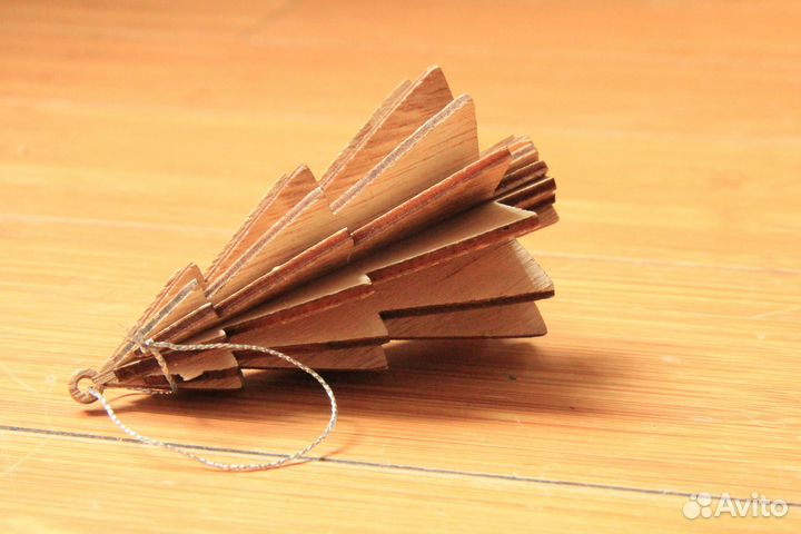 Елочные деревянные игрушки