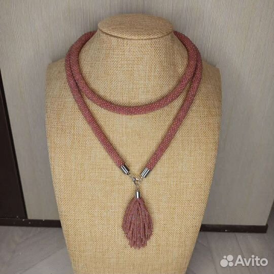 Лореант, колье из бисера, браслеты из бисера