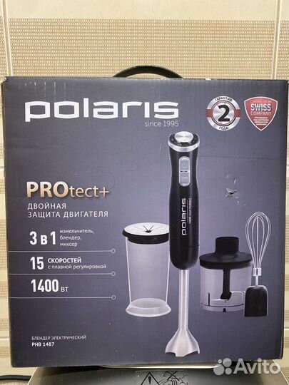 Блендер Polaris PHB 1487 черный
