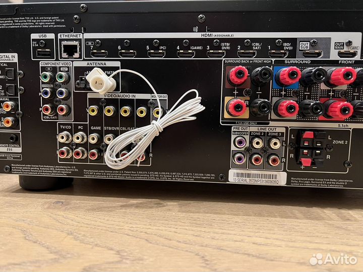 Ресивер Onkyo TX-NR616, колонки Magnat