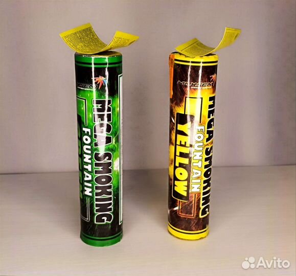 Дым густой (жёлтый,зелёный) Шашка Двухсторонняя