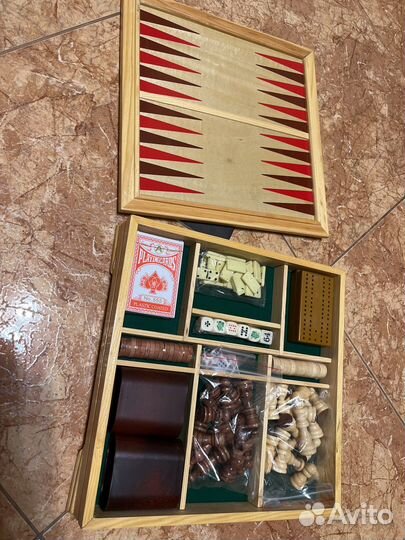 Шахматы нарды шашки 3 в 1