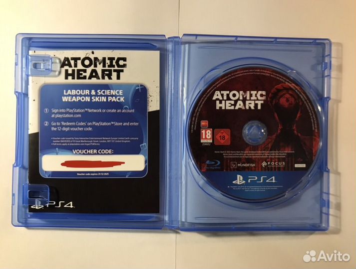 Atomic Heart PS4 диск