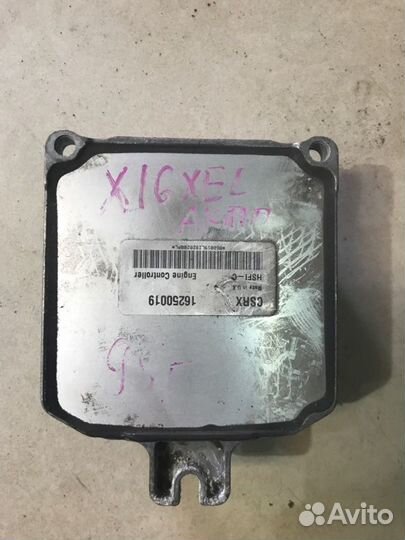 Блок управления двигателем Opel Astra X16XEL