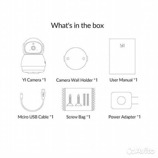 Камера YI Dome Guard Camera 1080p
