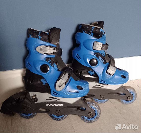 Роликовые коньки детские раздвижные