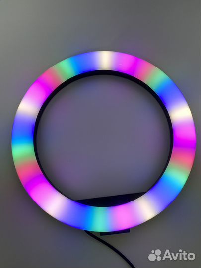 Кольцевая лампа 26 см со штативом 210 см новая