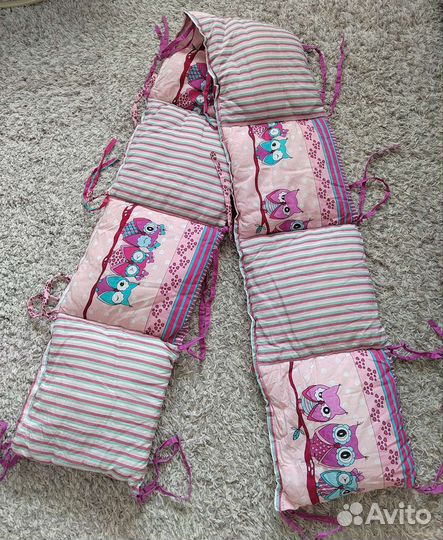 Гнездышко-кокон + бортики в кроватку