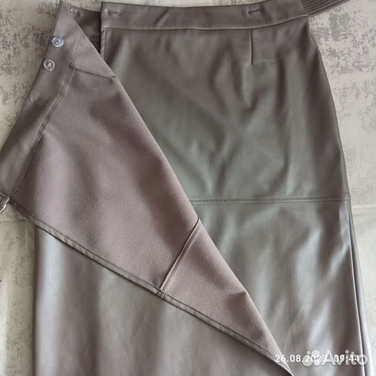 Кожаная юбка