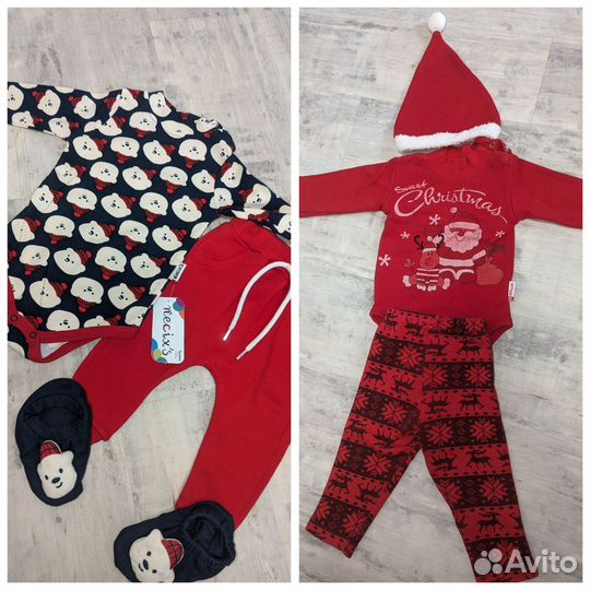 Новогодний костюм, набор для мальчика 68