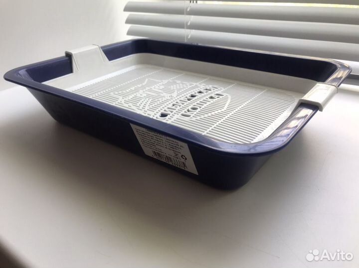 Туалет (лоток) для кошки с сеткой