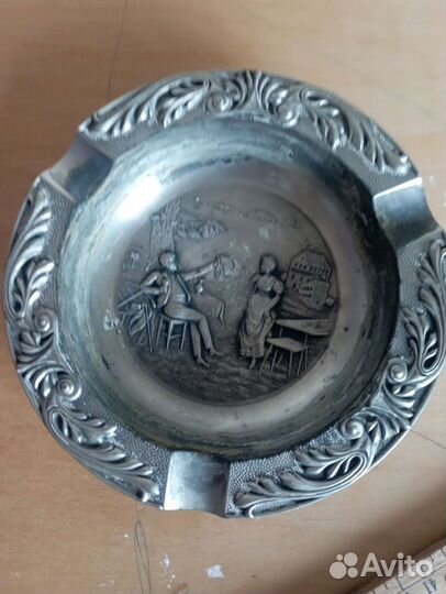 Пепельница олово Германия Торг