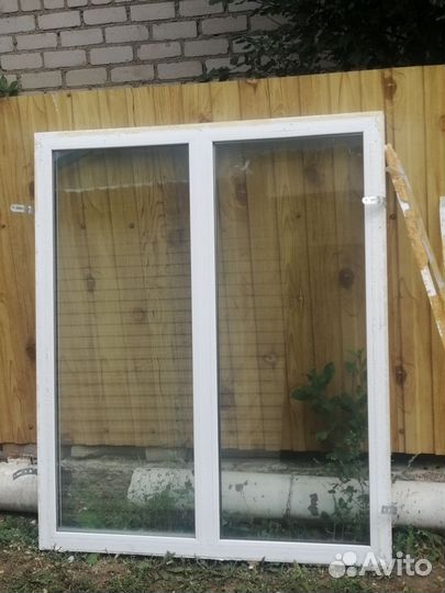 Окна пластиковые бу глухие