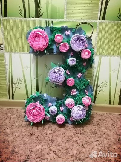 Продам объемную цифру