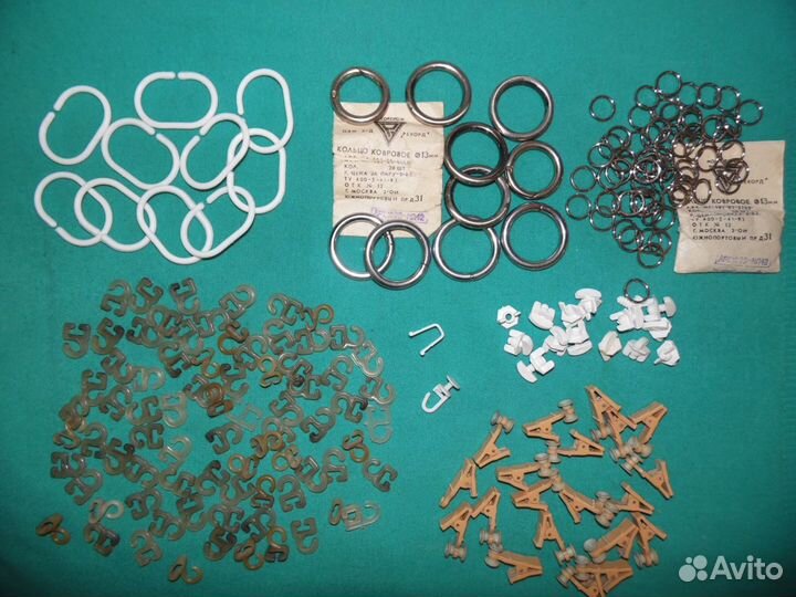 Кронштейны и Крючки для карнизов и штор