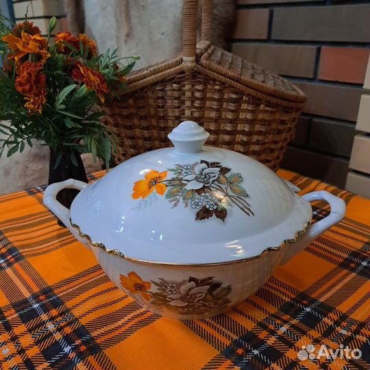 Супница фарфор Дулево