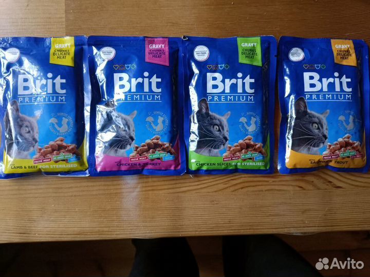 Корм Брит Премиум, для стерилизованных котов