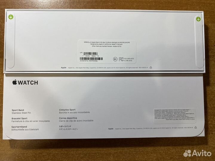 Новые Apple watch SE 2 40 mm (gen 2 2023) midnight