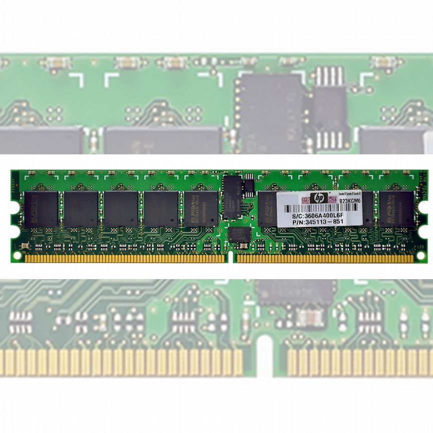 [345113-051] Оперативная Память Hp Ddr2 1024mb 345113-051