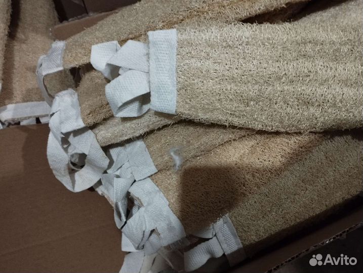 Мочалка из джута натуральная